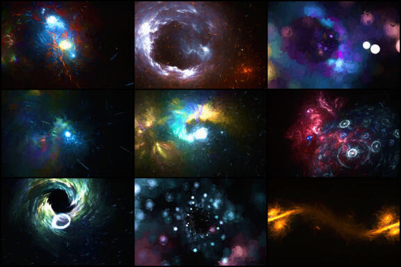 30 Free Edward Hopper Style Space Backgrounds - Vol.2
