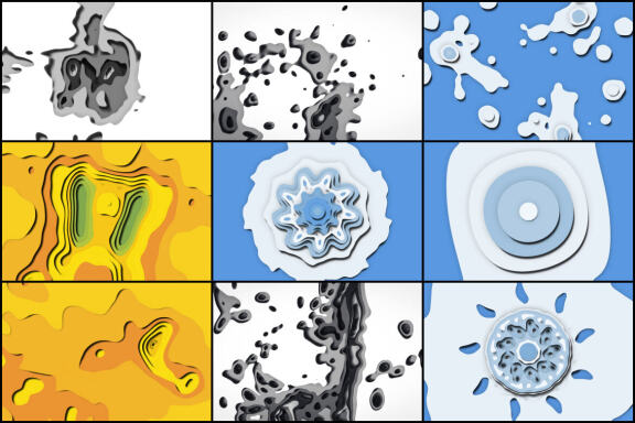 30 Paper Cut Out Backgrounds - Vol. 1