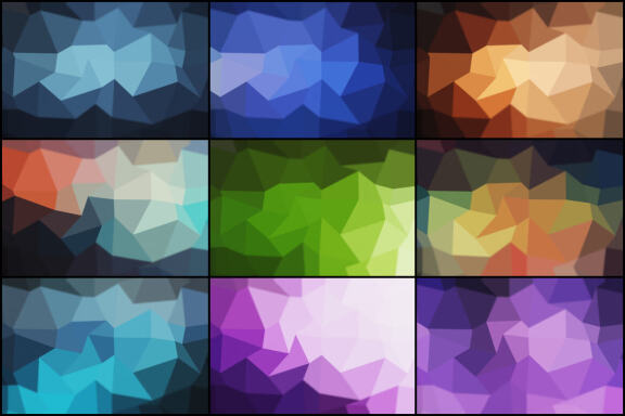 30 Realistic Polygon Backgrounds