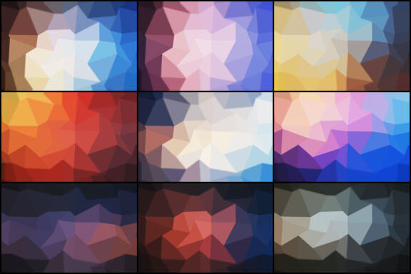 30 Realistic Polygon Backgrounds