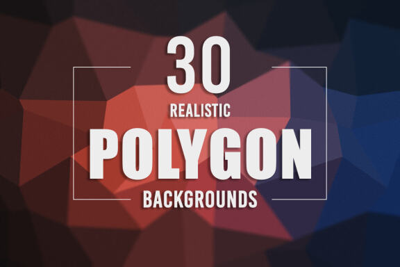 30 Realistic Polygon Backgrounds