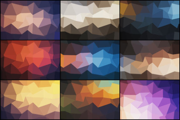 30 Realistic Polygon Backgrounds