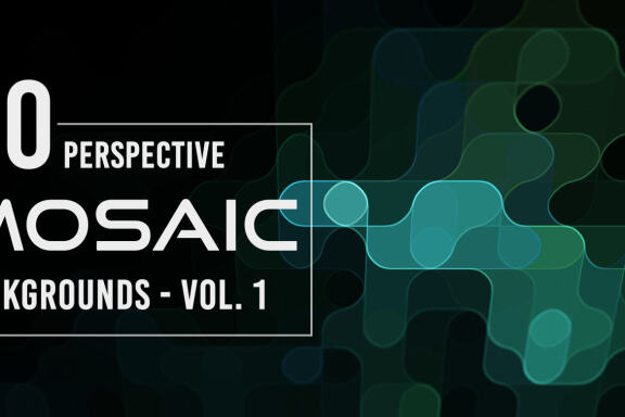 40 Perspective Mosaic Backgrounds - Vol. 1