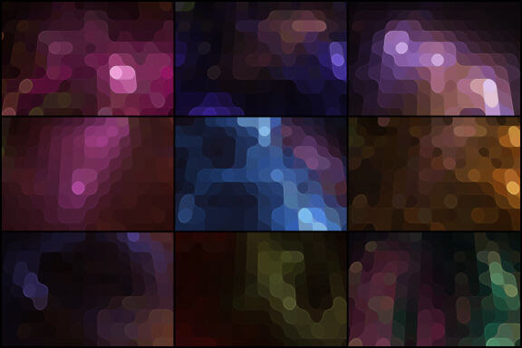 40 Perspective Mosaic Backgrounds - Vol. 2