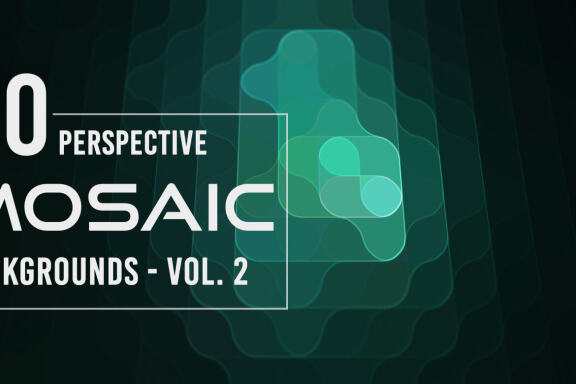 40 Perspective Mosaic Backgrounds - Vol. 2