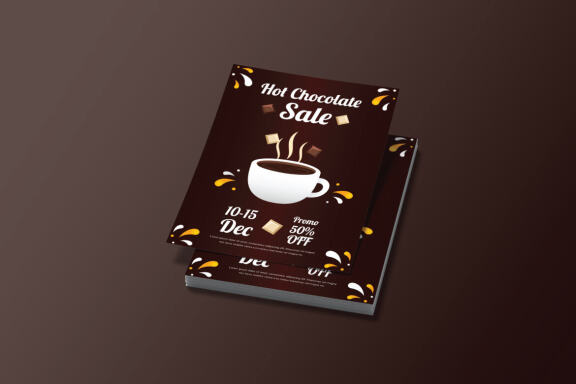 Hot Chocolate Promo Day - Free Flyer Template