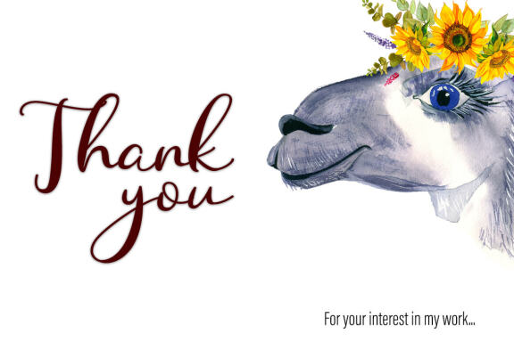 Watercolor Llama Clipart - Sublimation designs