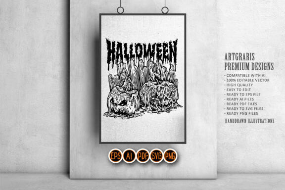 Halloween Head Silhouette Candles  Jack Lantern
