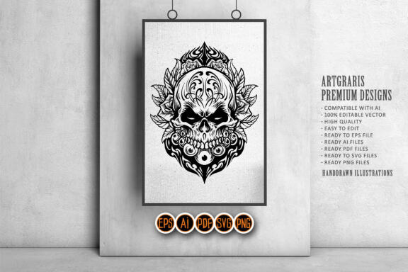 mexico sugar skull dia de los muertos Illustrations