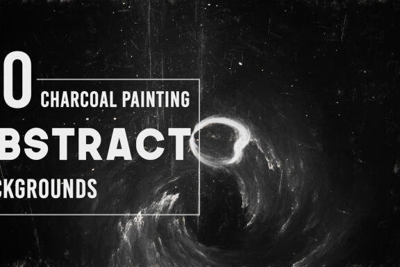 50 Abstract Charcoal Painting Backgrounds