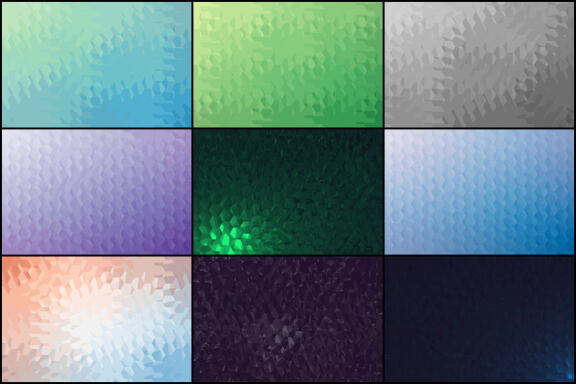 50 Abstract Hexagon Backgrounds - Vol. 2
