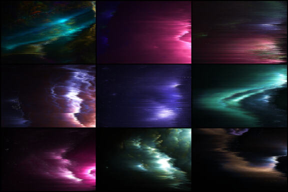 50 Pixel Sorting Backgrounds - Vol. 2