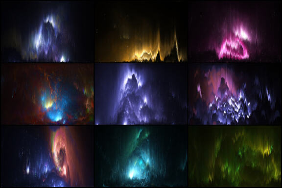 50 Pixel Sorting Backgrounds - Vol. 3
