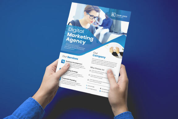 Corporate Minimalist Flyer Design Template
