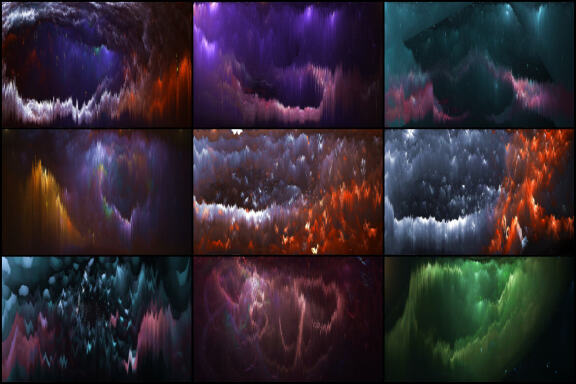 50 Pixel Sorting Backgrounds - Vol. 5