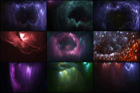 50 Pixel Sorting Backgrounds - Vol. 5