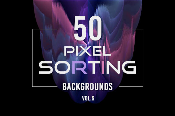 50 Pixel Sorting Backgrounds - Vol. 5