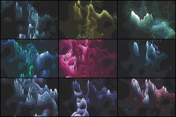 50 Psychedelic Worlds Backgrounds - Vol. 2