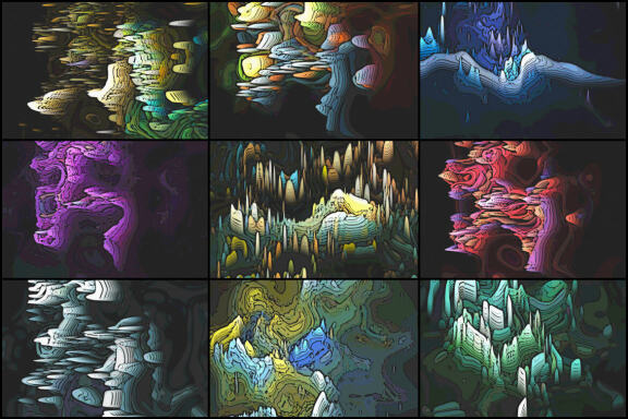 50 Psychedelic Worlds Backgrounds - Vol. 2