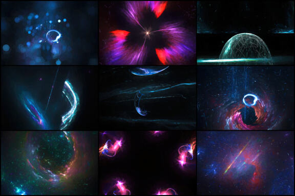 50 Van Gogh Space Backgrounds - Vol. 3
