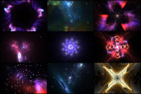 50 Van Gogh Space Backgrounds - Vol. 4