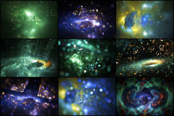50 Van Gogh Space Backgrounds - Vol. 4