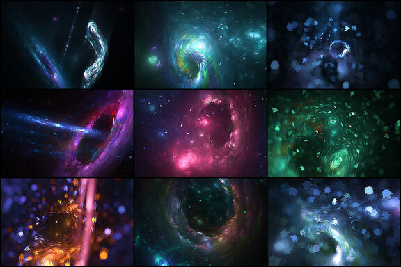 50 Van Gogh Space Backgrounds - Vol. 5