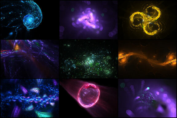 50 Van Gogh Space Backgrounds - Vol. 6