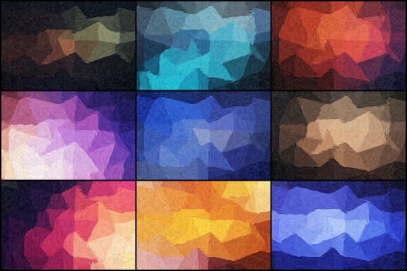 50 Van Gogh Space Backgrounds - Vol. 8