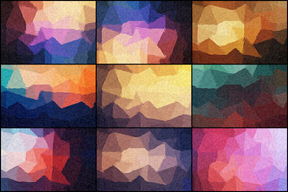 50 Van Gogh Space Backgrounds - Vol. 9