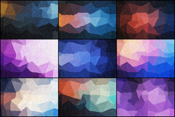 50 Van Gogh Space Backgrounds - Vol. 9