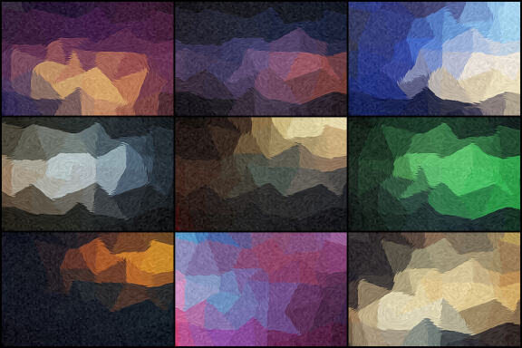 50 Van Gogh Space Backgrounds - Vol. 9