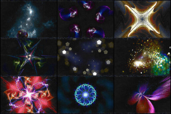 50 Van Gogh Space Backgrounds - Vol. 11