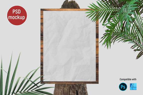Woods Beach | Poster Mockup