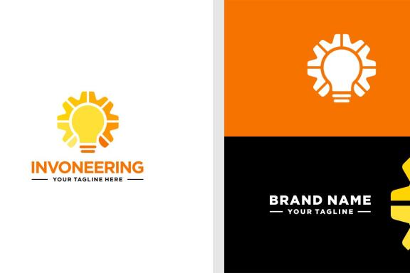 INNOVATION ENGINEERING LOGO SIMPLE EDITABLE