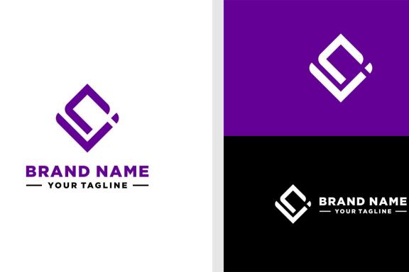 CJ LOGO GEOMETRIC SIMPLE EDITABLE FEMININE