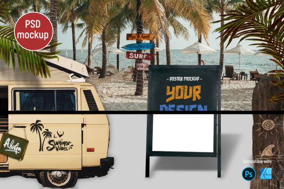 Summer Camp | Poster Mockup