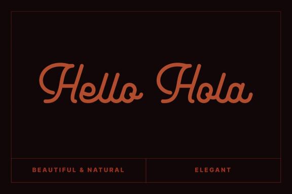 Leuthikline - Beautiful Monoline Font