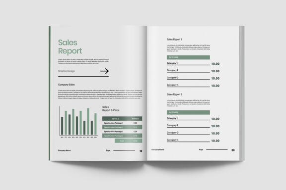 Company Profile Document Indesign