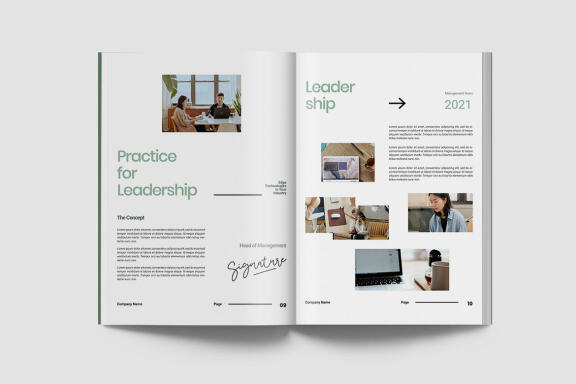 Company Profile Document Indesign