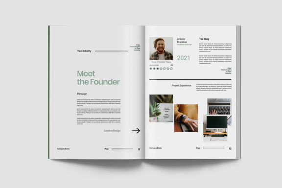 Company Profile Document Indesign