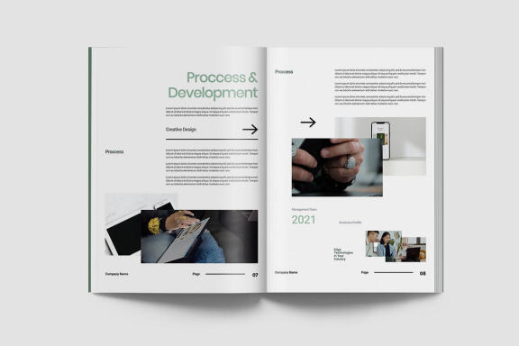 Company Profile Document Indesign