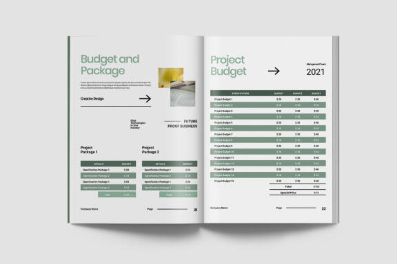 Company Profile Document Indesign