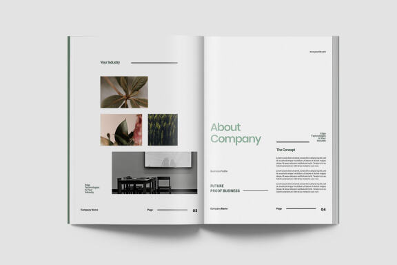 Company Profile Document Indesign