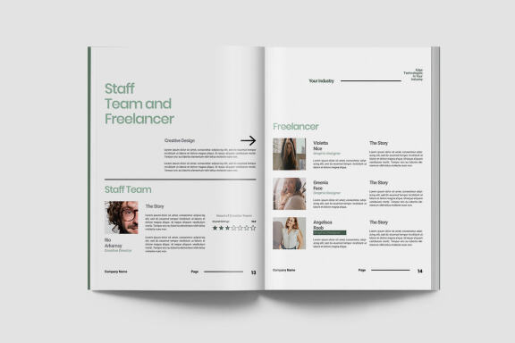 Company Profile Document Indesign