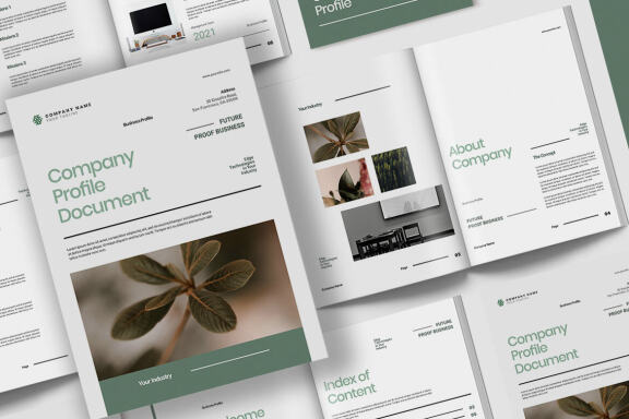 Company Profile Document Indesign