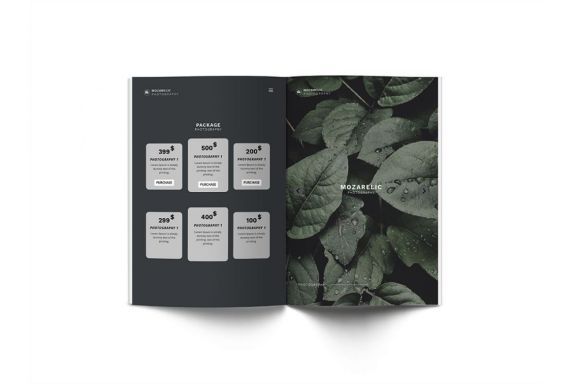 Mozarelic Photography A4 Brochure