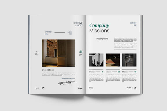 Infiny - Company Profile Indesign