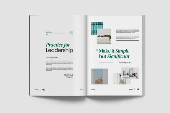 Infiny - Company Profile Indesign