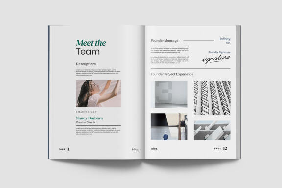 Infiny - Company Profile Indesign
